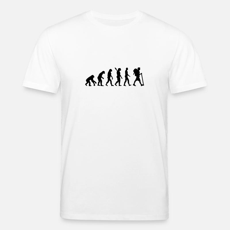 Evolution Hiking - Stanley/Stella CREATOR Unisex Organic T-Shirt - white