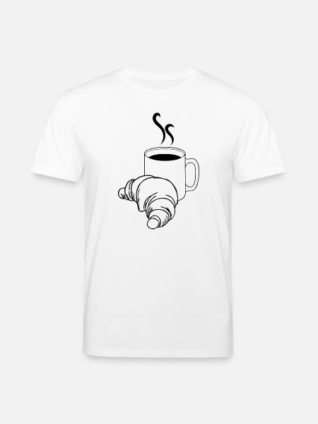 Petit déjeuner - T-shirt bio CREATOR Stanley/Stella Unisexe - blanc