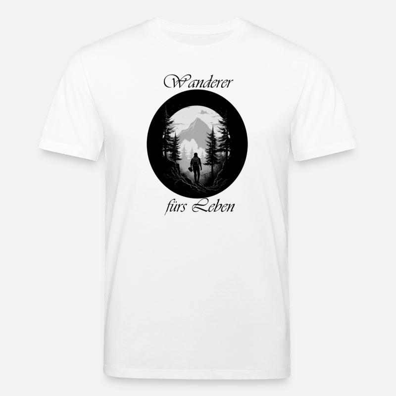 Wanderer fürs Leben - Stanley/Stella Unisex Bio-T-Shirt CREATOR  - Weiß