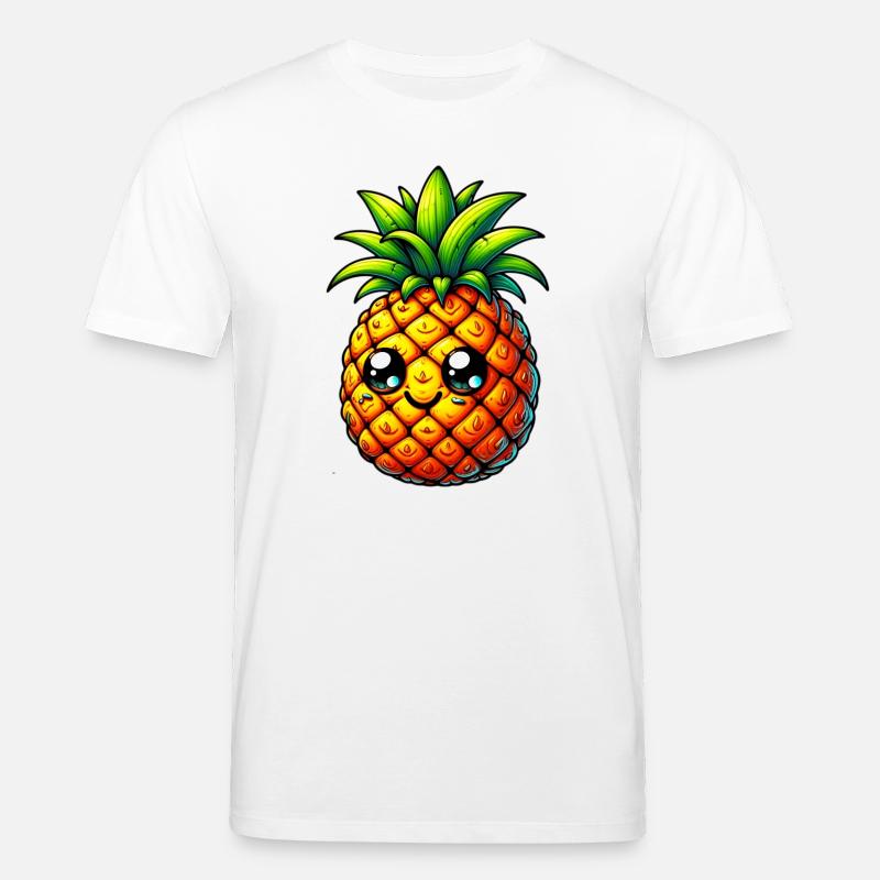 Ananas - Stanley/Stella Unisex Bio-T-Shirt CREATOR  - Weiß