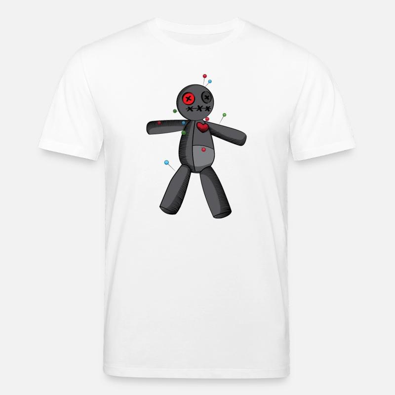 Phasmophobia Voodoo Puppe in schwarz - Stanley/Stella Unisex Bio-T-Shirt CREATOR  - Weiß