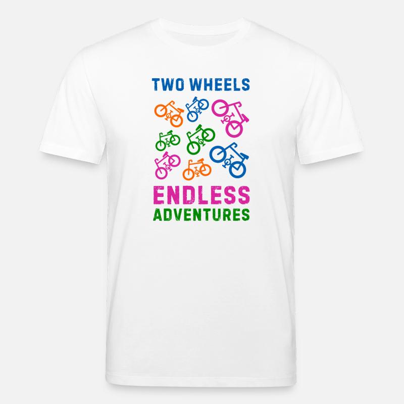 Fahrrad - Stanley/Stella Unisex Bio-T-Shirt CREATOR  - Weiß
