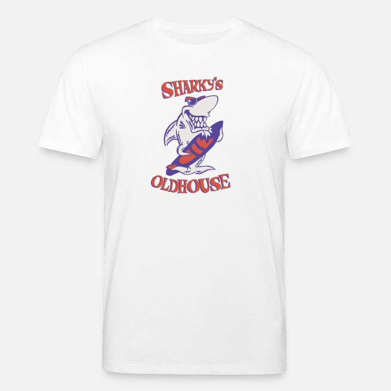 SHARKYS OLDHOUSE Logo Classic - Stanley/Stella Unisex Bio-T-Shirt CREATOR  - Weiß