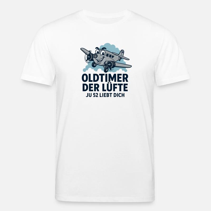 Oldtimer der Lüfte Ju52 - Stanley/Stella Unisex Bio-T-Shirt CREATOR  - Weiß