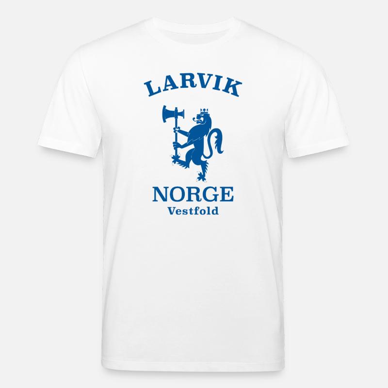 Larvik Norway Norwegen - Stanley/Stella Unisex Bio-T-Shirt CREATOR  - Weiß