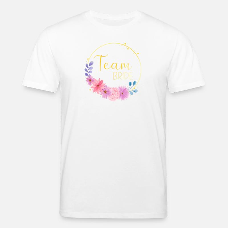 Team Bride - Stanley/Stella Unisex Bio-T-Shirt CREATOR  - Weiß