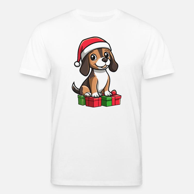 Cadeaux de Noël pour les Beagle - T-shirt bio CREATOR Stanley/Stella Unisexe - blanc