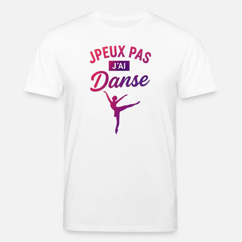 I Can't I Danced — Deliciously Pop - Stanley/Stella Unisex Bio-T-Shirt CREATOR  - Weiß