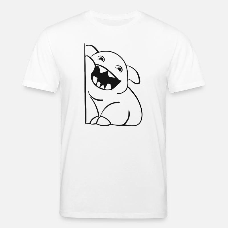 Petit monstre mignon - T-shirt bio CREATOR Stanley/Stella Unisexe - blanc