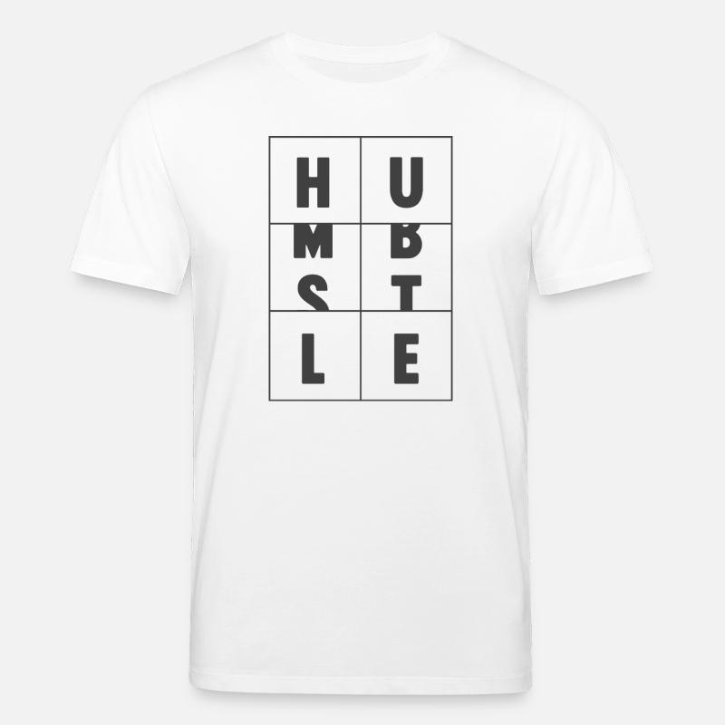 Bescheidener Hustle-Unternehmer Geschäftsmann Geschäftsmann Geschäftsmann - Stanley/Stella Unisex Bio-T-Shirt CREATOR  - Weiß