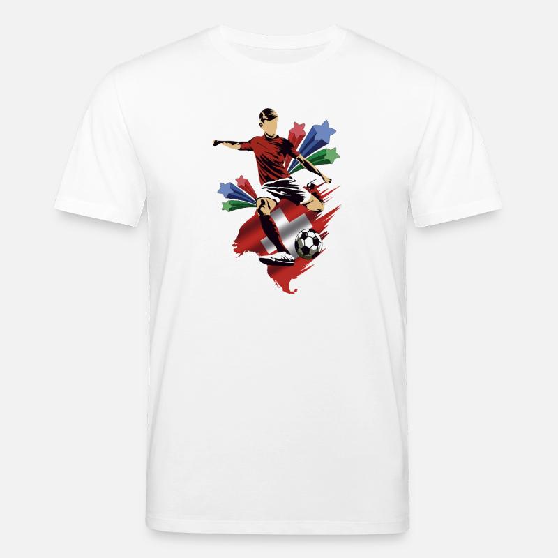 Schweiz - Schweizer - Flaggen - Stanley/Stella Unisex Bio-T-Shirt CREATOR - Weiß