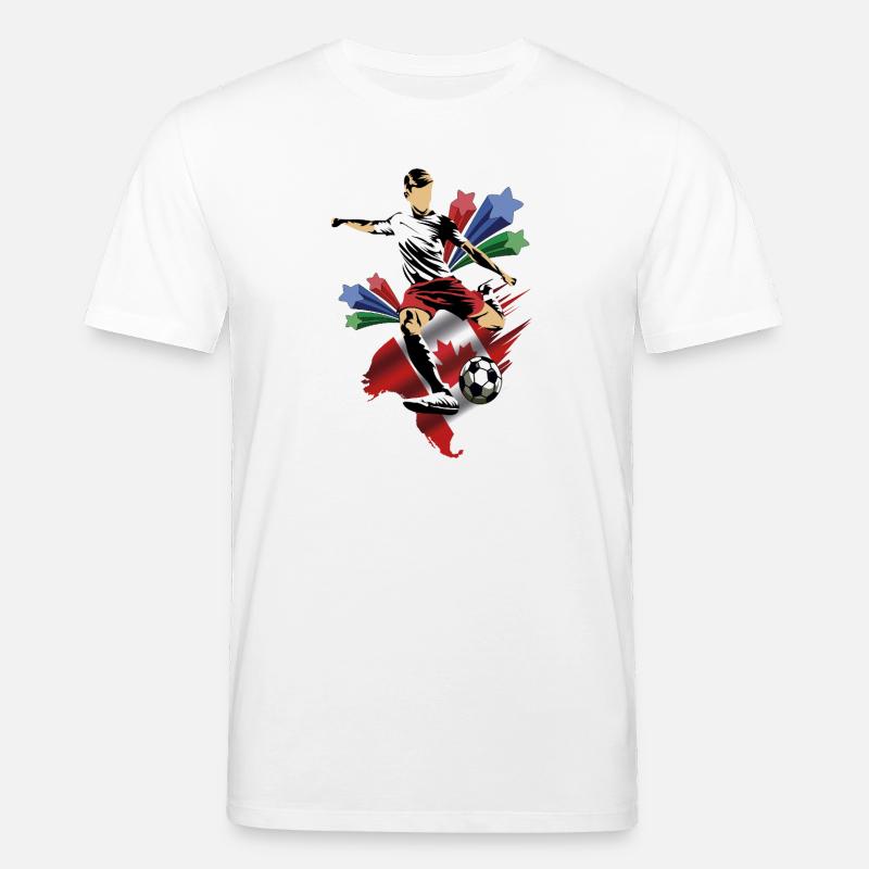 Canada - Canada - Flags - Stanley/Stella CREATOR Unisex Organic T-Shirt - white