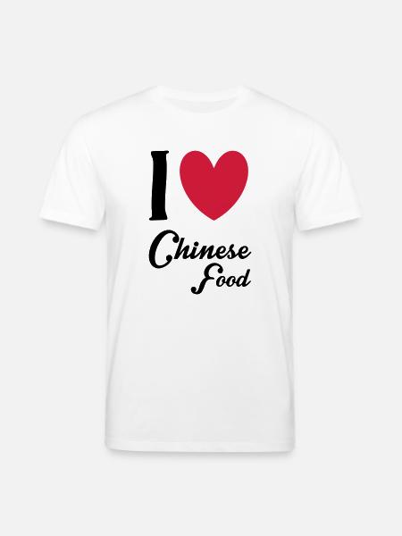 Chinese Food - Stanley/Stella CREATOR Unisex Organic T-Shirt - white