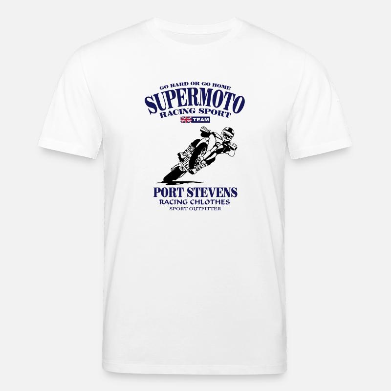 Supermoto Racing - Stanley/Stella Unisex Bio-T-Shirt CREATOR  - Weiß