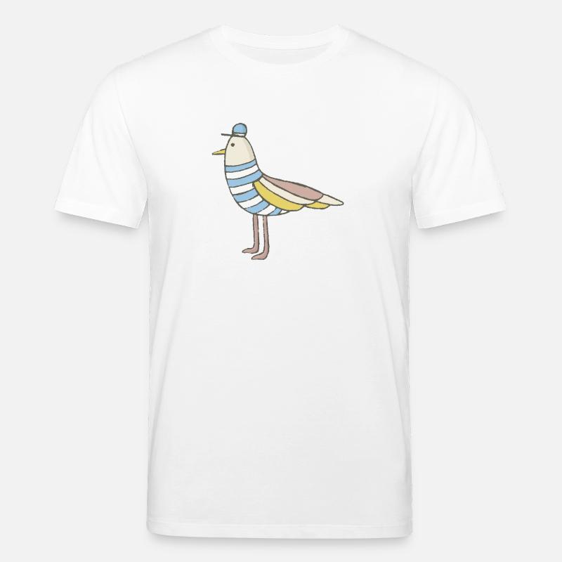 Möwe - Stanley/Stella Unisex Bio-T-Shirt CREATOR  - Weiß