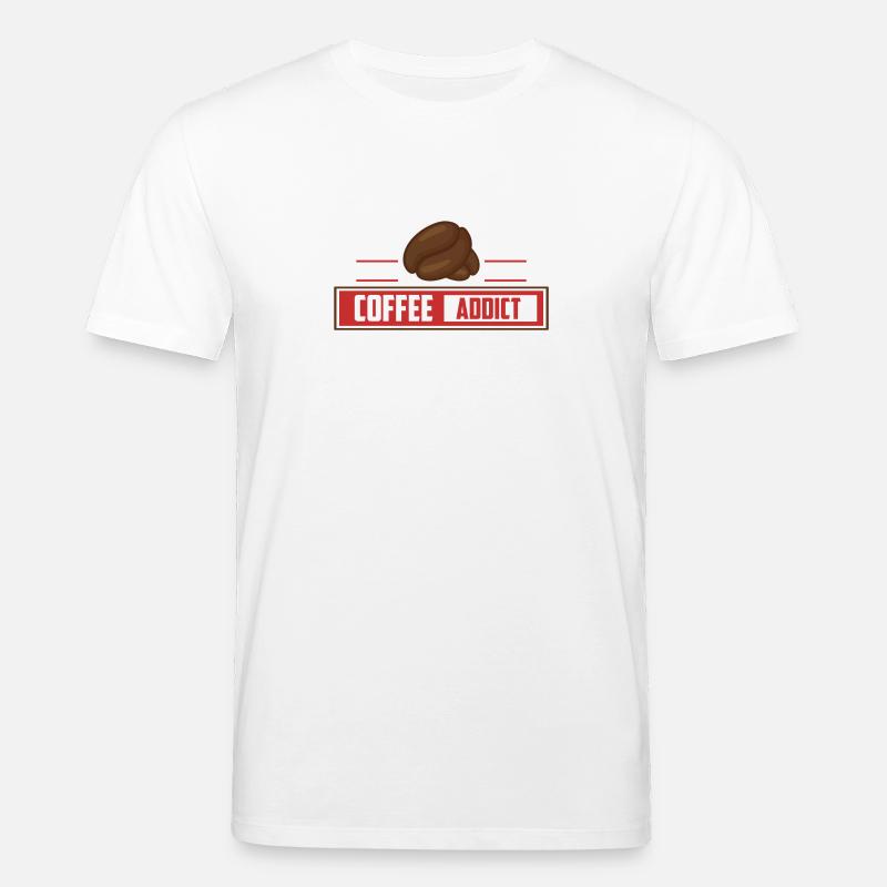 COFFEE ADICT - Stanley/Stella Unisex Bio-T-Shirt CREATOR  - Weiß