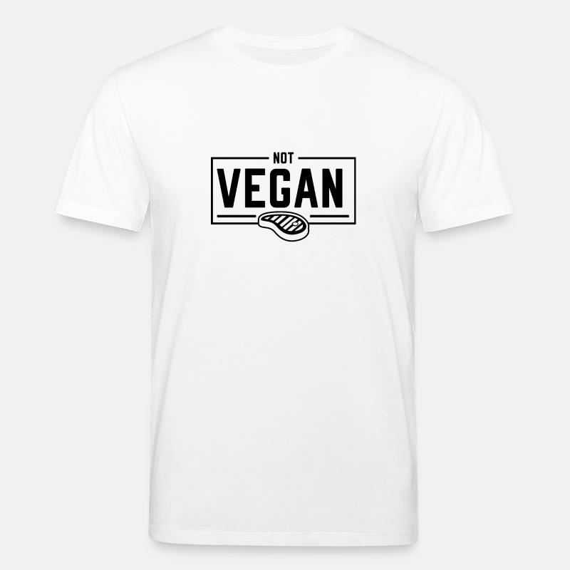 NOT VEGAN - Stanley/Stella Unisex Bio-T-Shirt CREATOR  - Weiß