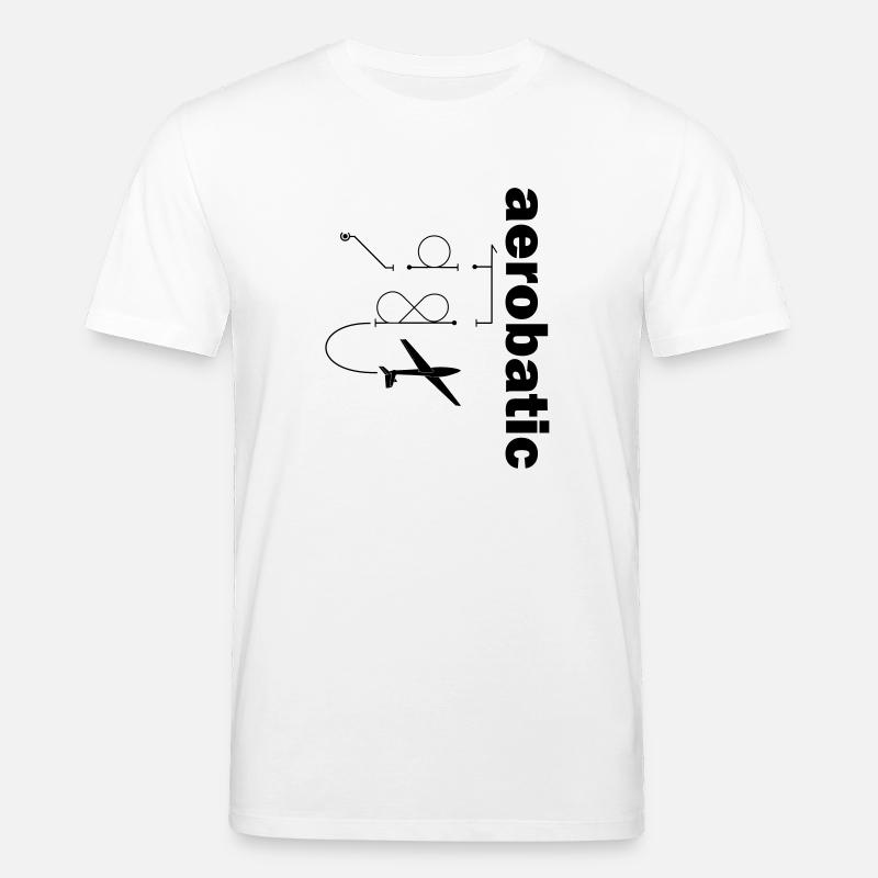 Cadeau de planeur acrobatique - T-shirt bio CREATOR Stanley/Stella Unisexe - blanc