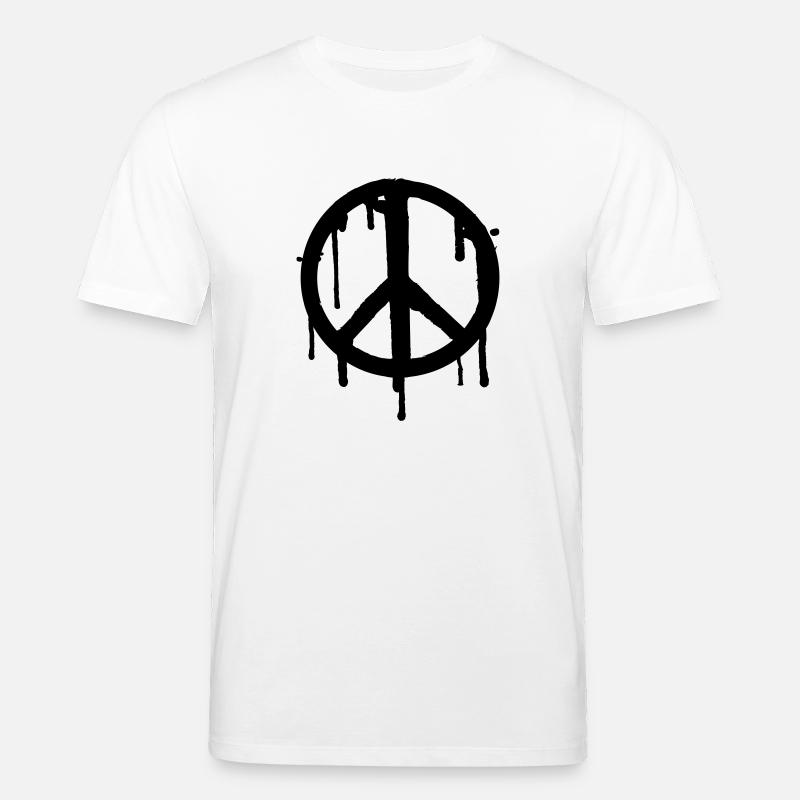 Dripping Peace - Stanley/Stella Unisex Bio-T-Shirt CREATOR  - Weiß