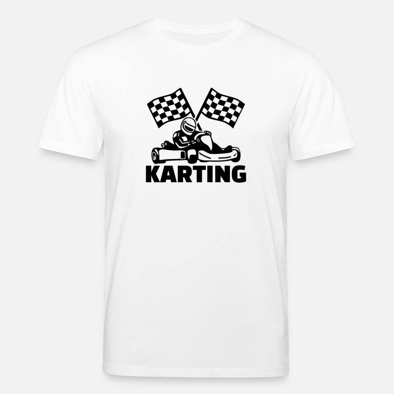 Karting - T-shirt bio CREATOR Stanley/Stella Unisexe - blanc