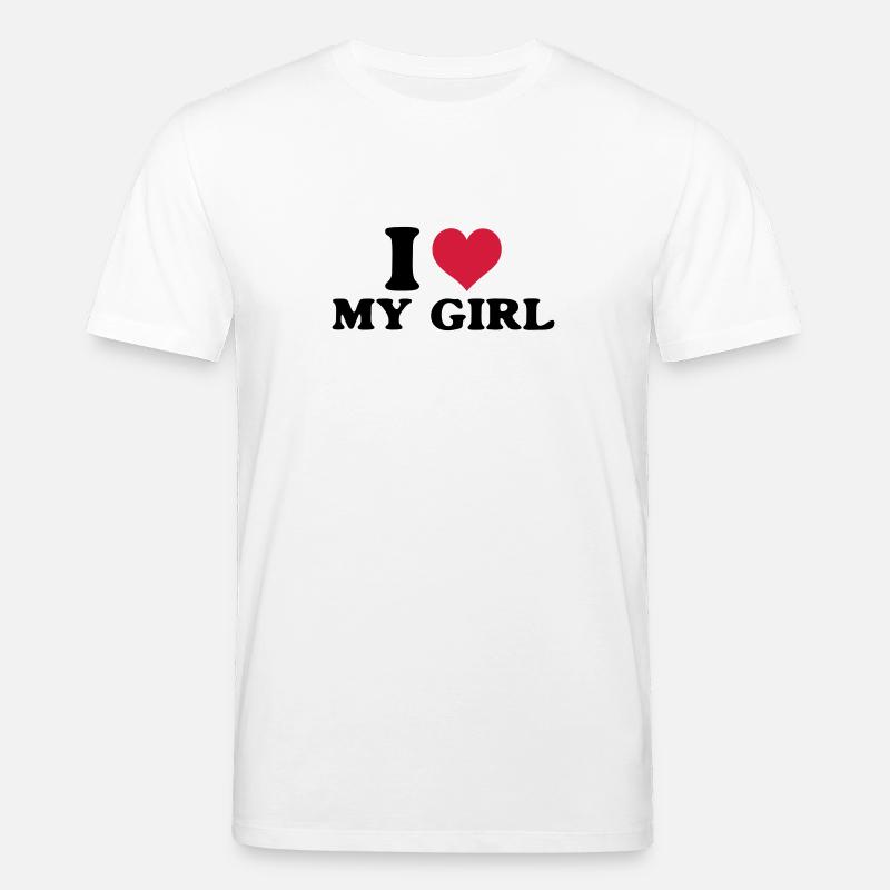 j'aime ma fille de - T-shirt bio CREATOR Stanley/Stella Unisexe - blanc