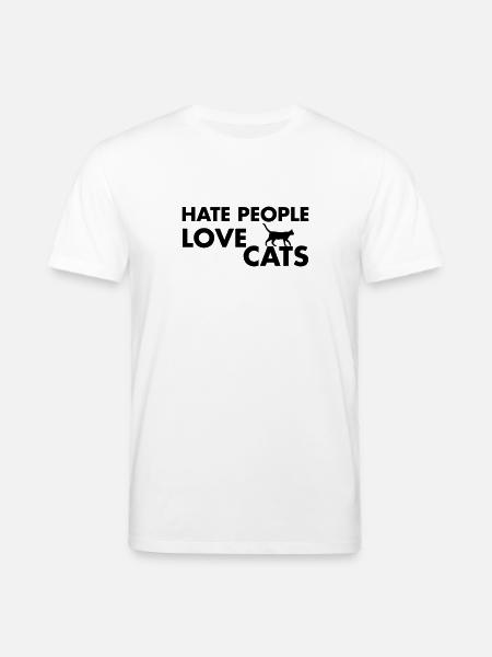 Cat Lover - Stanley/Stella CREATOR Unisex Organic T-Shirt - white