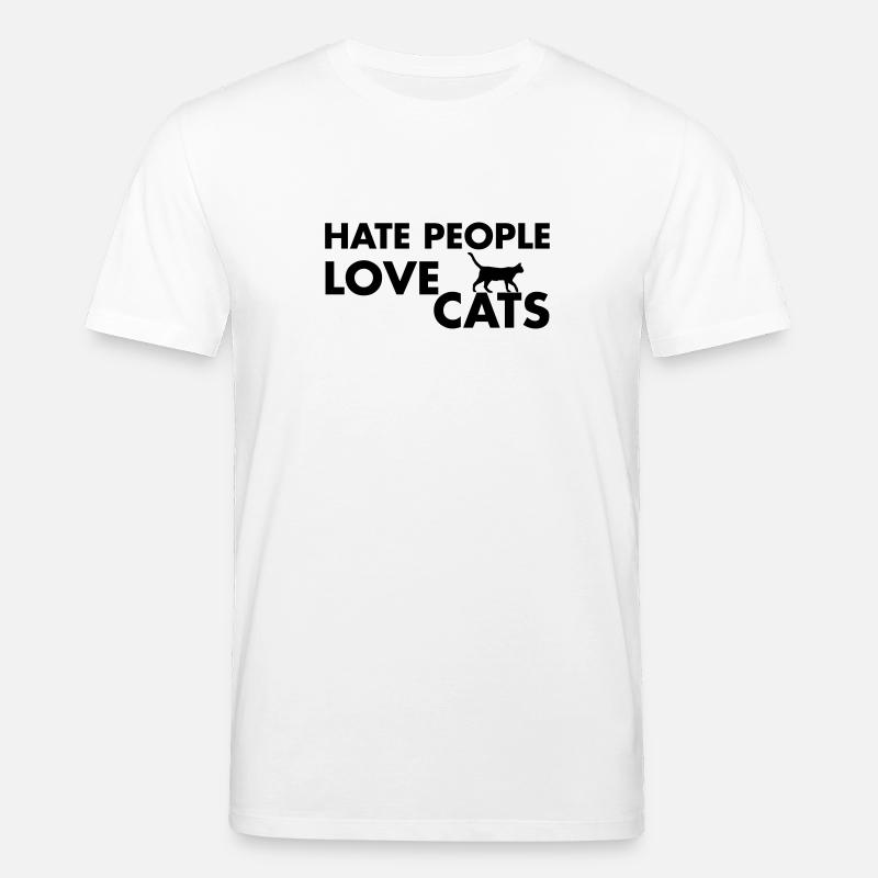 Cat Lover - Stanley/Stella Unisex Bio-T-Shirt CREATOR  - Weiß
