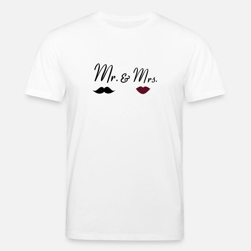 mr_mrs_2 - T-shirt bio CREATOR Stanley/Stella Unisexe - blanc
