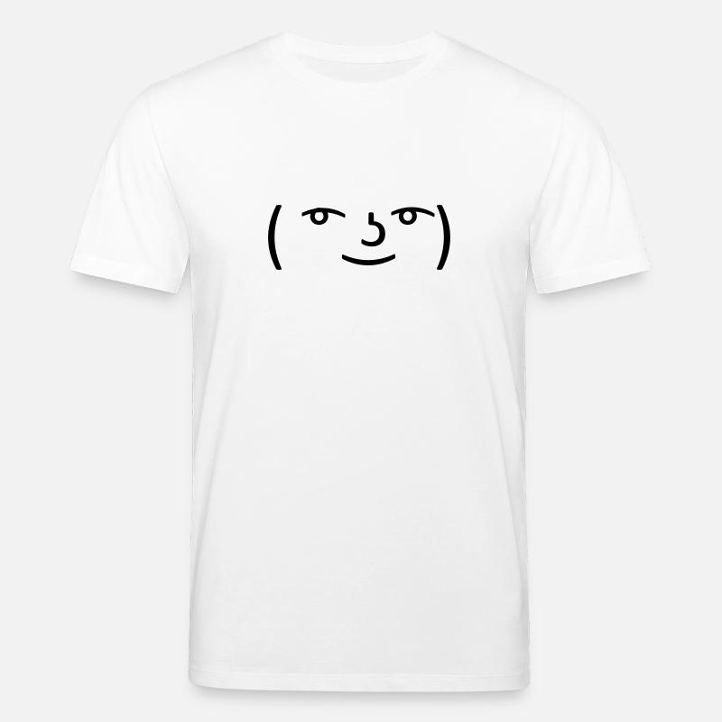 Le Lenny Face or Le Face Face hipster meme - Maglietta ecologica unisex CREATOR di Stanley/Stella - bianco
