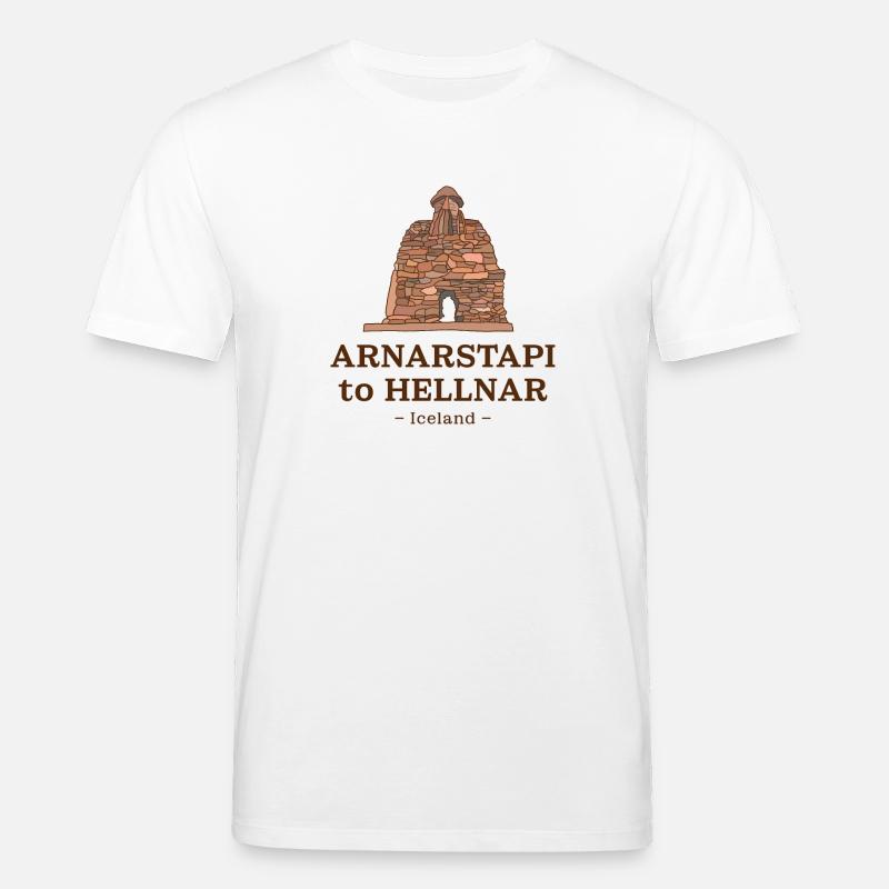Arnarstapi to Hellnar – Iceland - Stanley/Stella Unisex Bio-T-Shirt CREATOR - Weiß