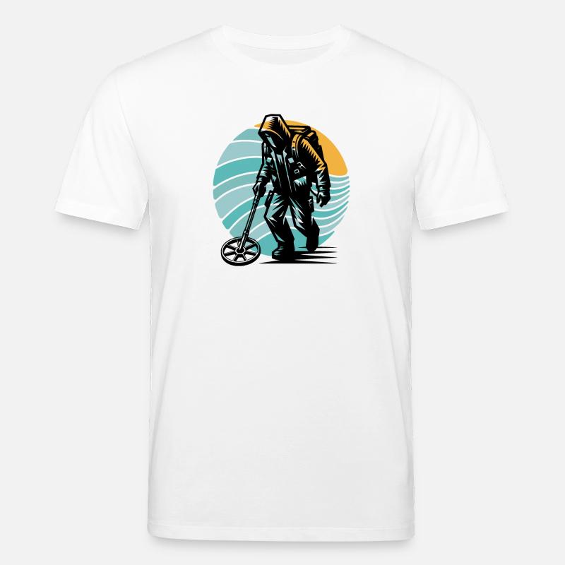 Détecteur de métaux de sonde - T-shirt bio CREATOR Stanley/Stella Unisexe - blanc