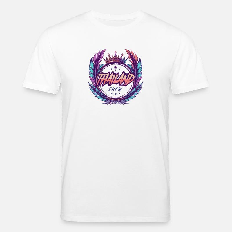 Thailand Crew Bunt - Stanley/Stella Unisex Bio-T-Shirt CREATOR  - Weiß