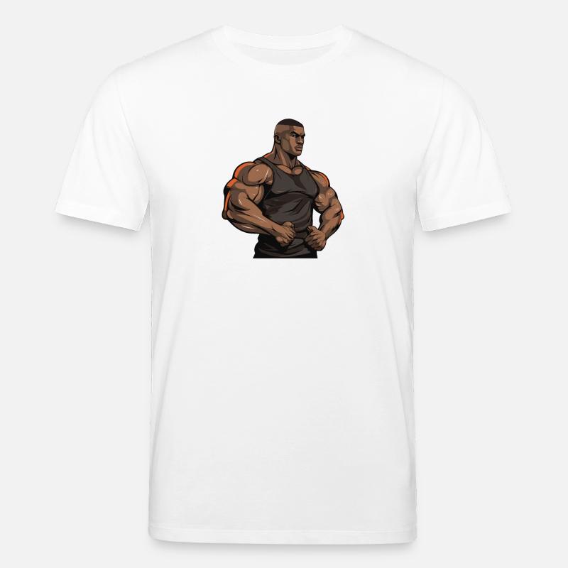 Workout Bodybuilder Muskeln - Stanley/Stella Unisex Bio-T-Shirt CREATOR - WeiĂź