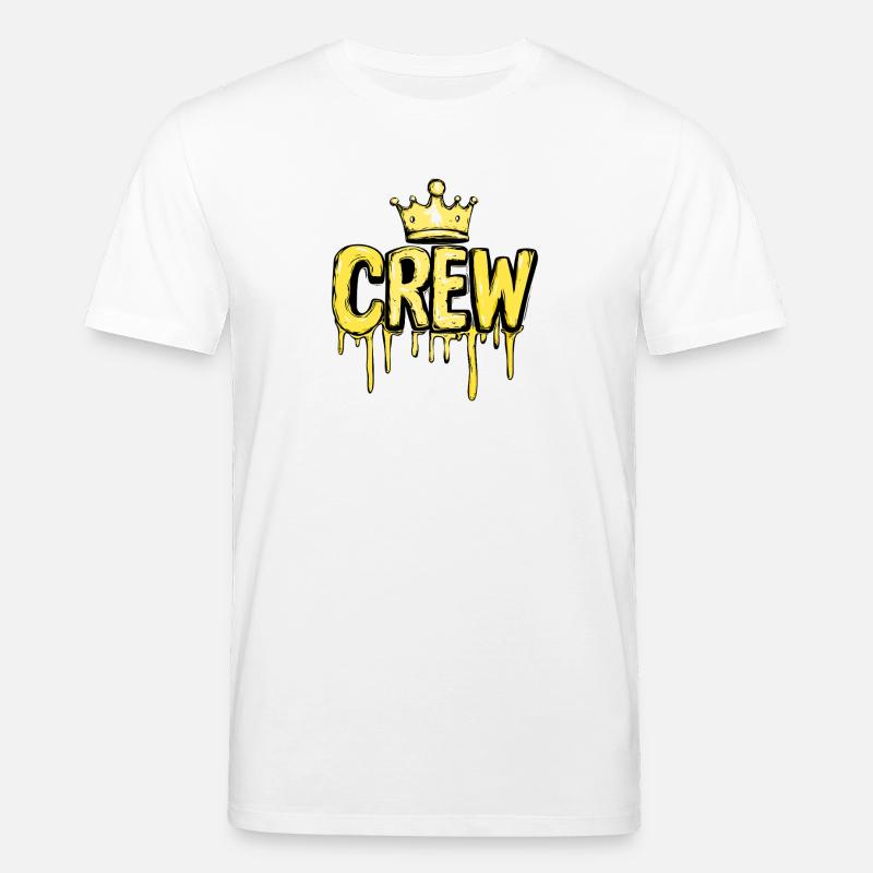 Crew Krone - Stanley/Stella Unisex Bio-T-Shirt CREATOR  - Weiß