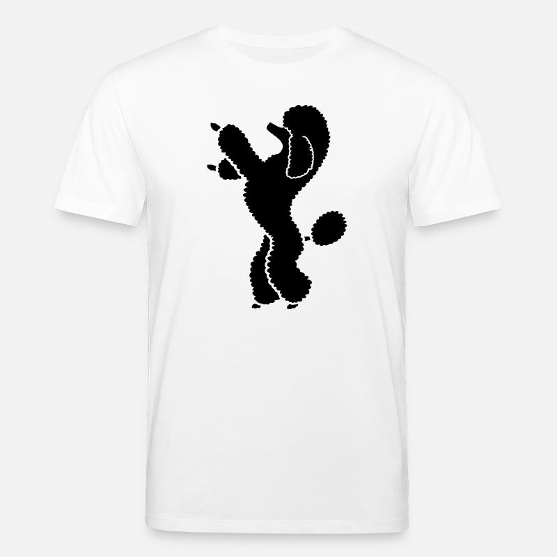 Caniche caniche - T-shirt bio CREATOR Stanley/Stella Unisexe - blanc