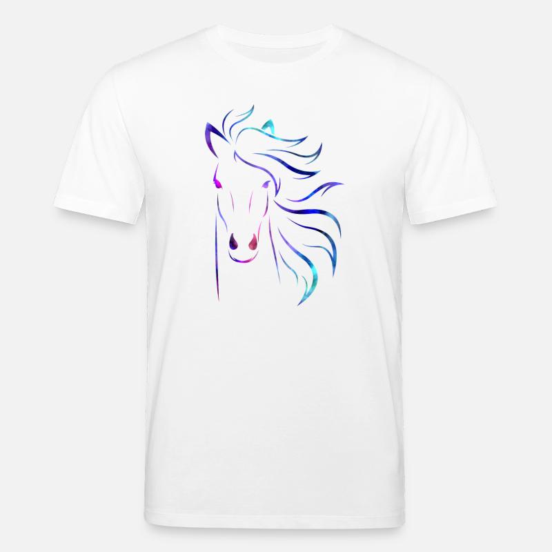 Pferd - Stanley/Stella Unisex Bio-T-Shirt CREATOR  - Weiß