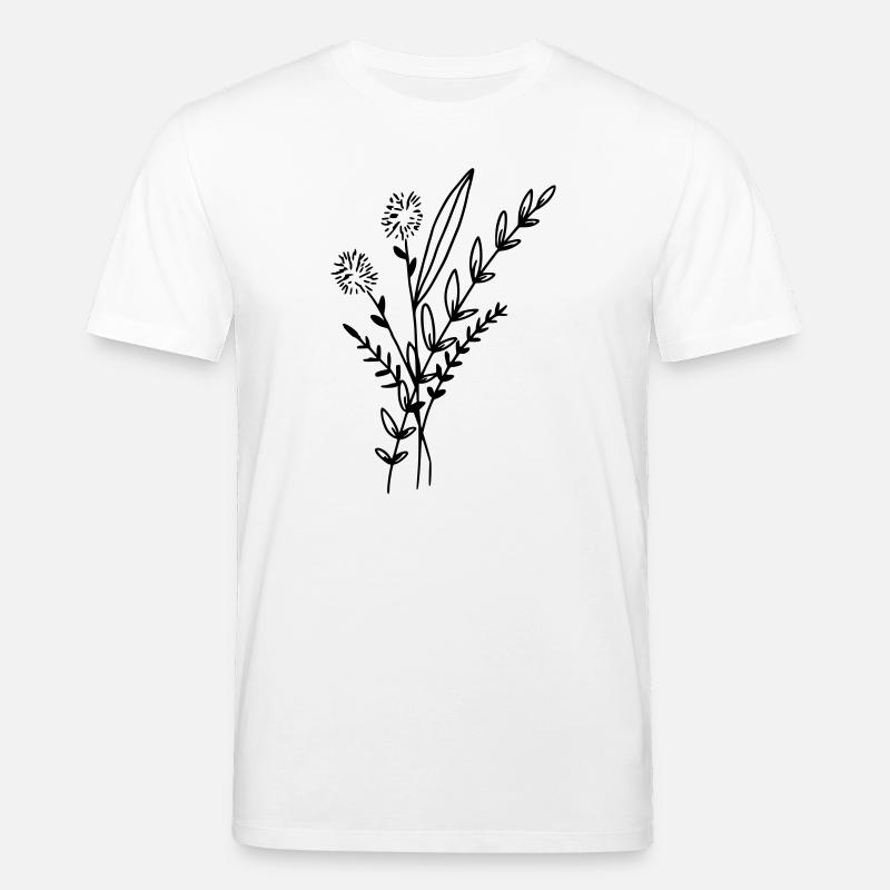 Blumenstrauss - Stanley/Stella Unisex Bio-T-Shirt CREATOR  - Weiß