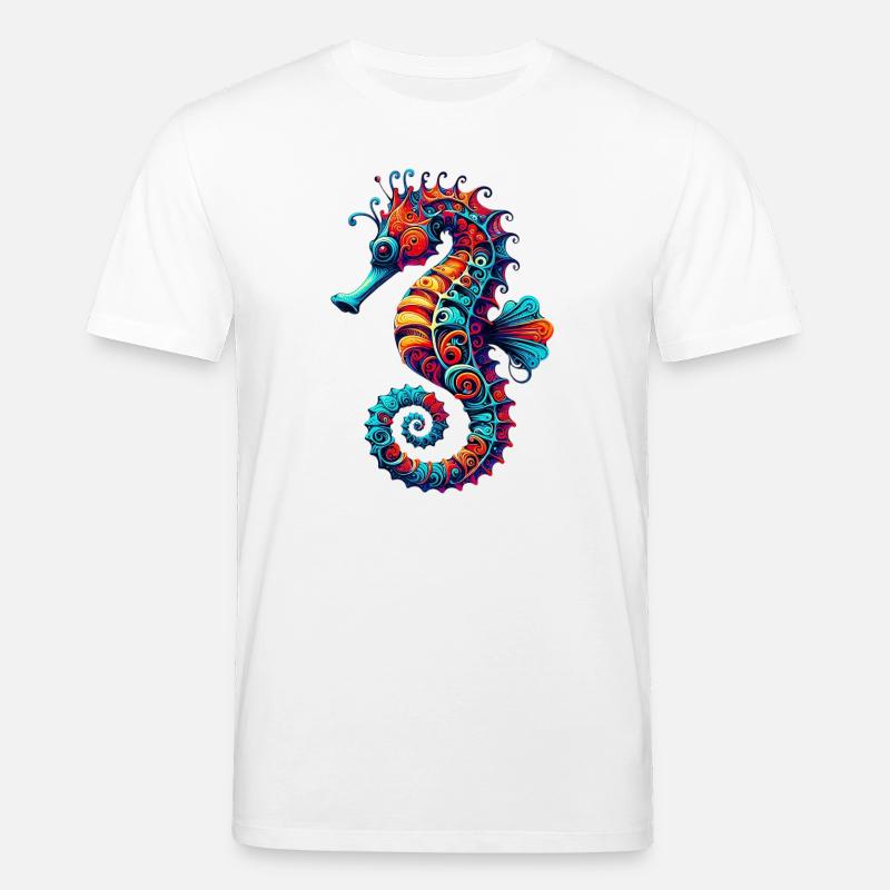 Hippocampe - T-shirt bio CREATOR Stanley/Stella Unisexe - blanc
