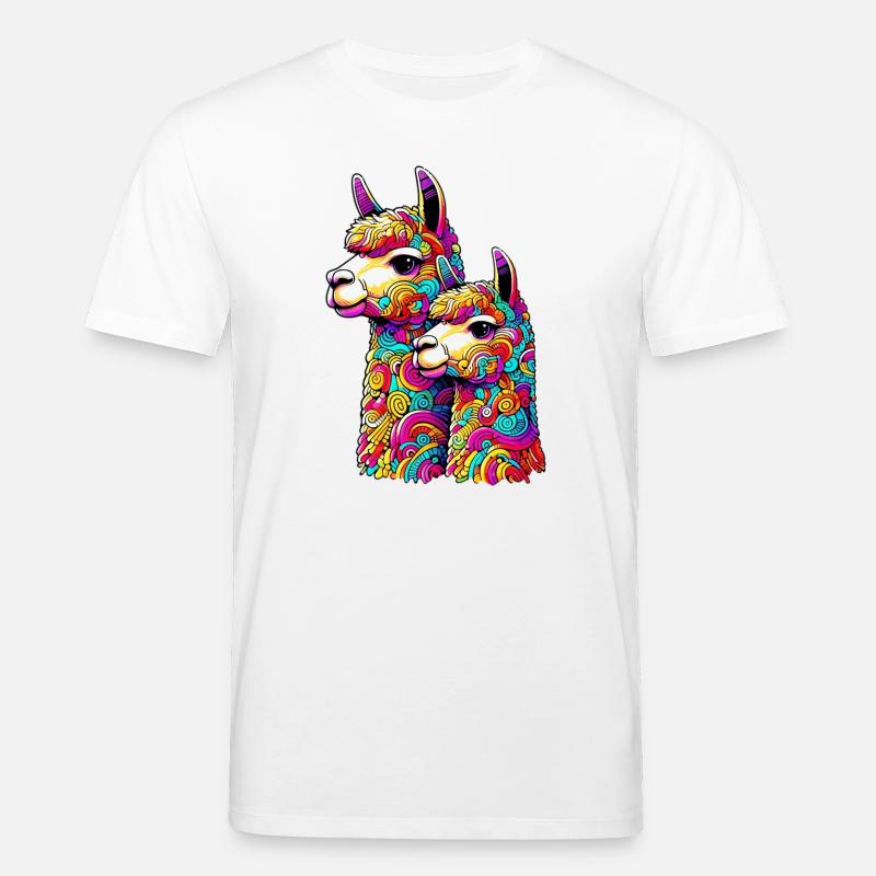 Alpaka - Stanley/Stella Unisex Bio-T-Shirt CREATOR  - Weiß