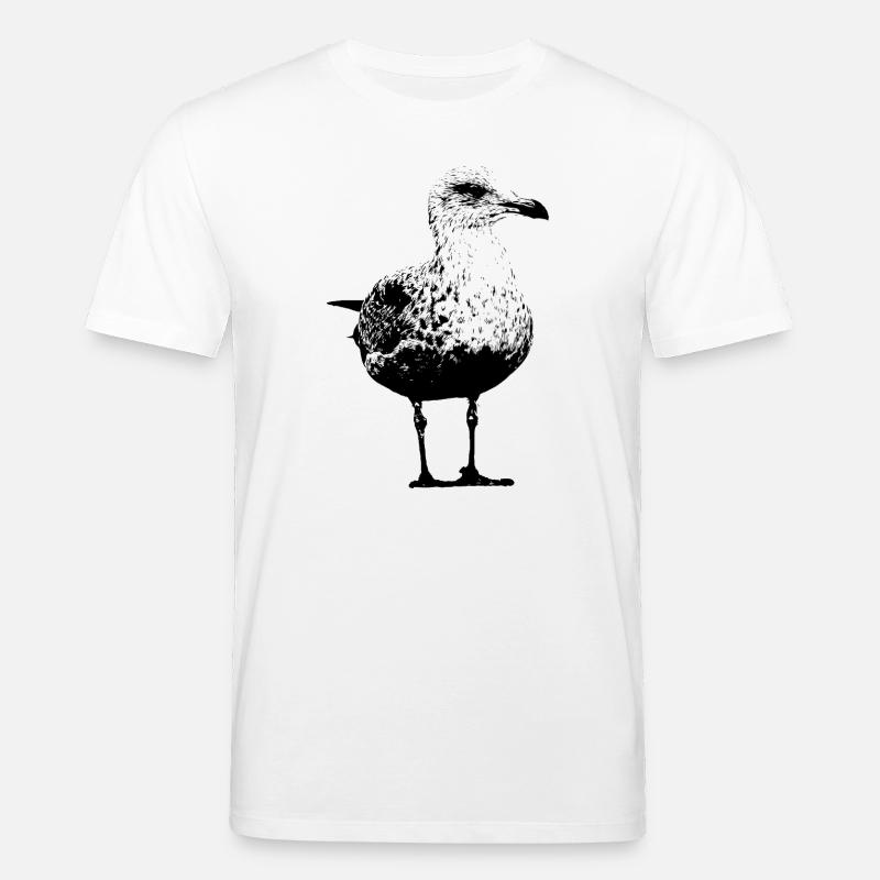 Möwe - Stanley/Stella Unisex Bio-T-Shirt CREATOR  - Weiß