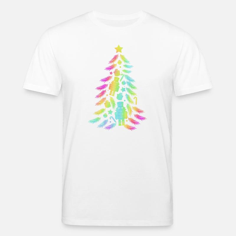 Weihnachtsbaum Nussknacker - Stanley/Stella Unisex Bio-T-Shirt CREATOR  - Weiß