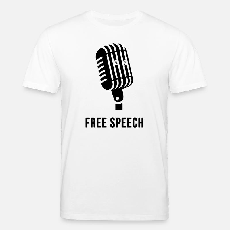 Liberté d'expression - T-shirt bio CREATOR Stanley/Stella Unisexe - blanc