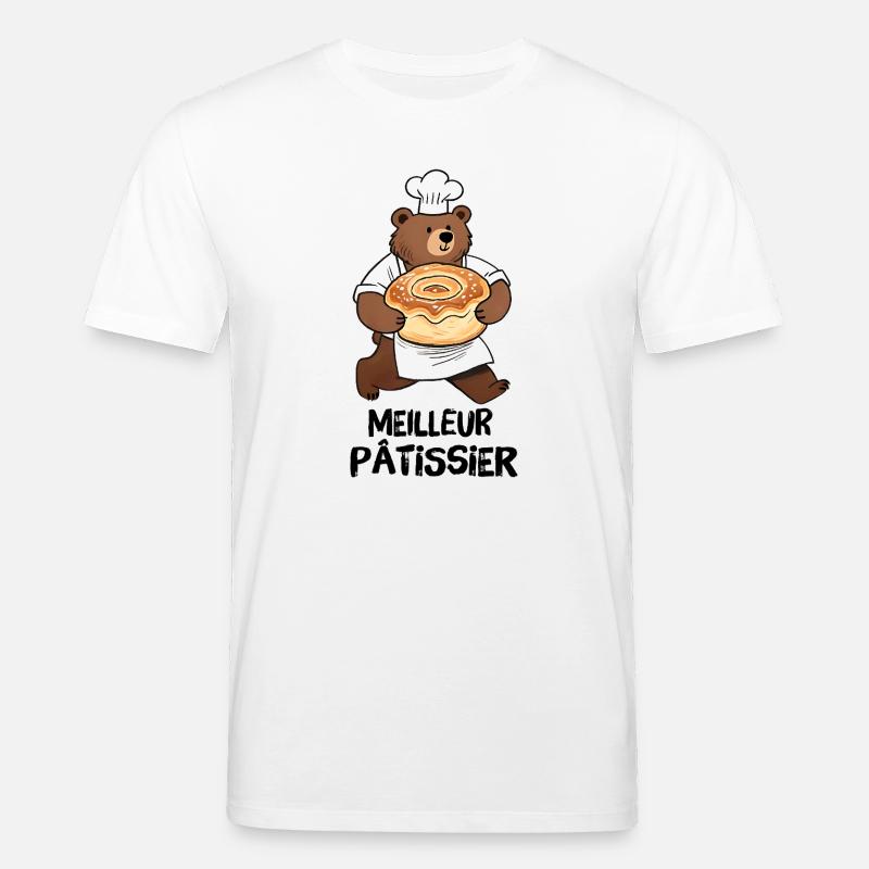 Bester Konditor - Stanley/Stella Unisex Bio-T-Shirt CREATOR  - Weiß