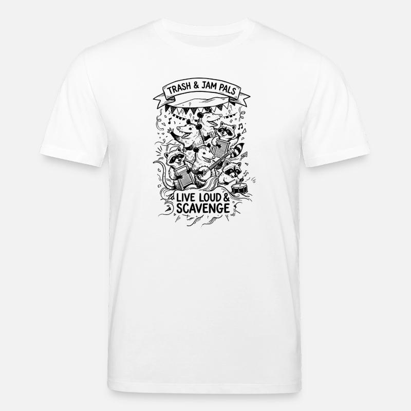 Trash and Jam Pals - Stanley/Stella Unisex Bio-T-Shirt CREATOR  - Weiß