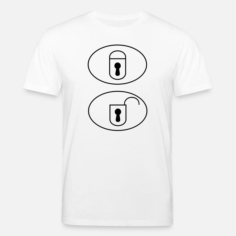 Boutons de télécommande pour voiture - T-shirt bio CREATOR Stanley/Stella Unisexe - blanc