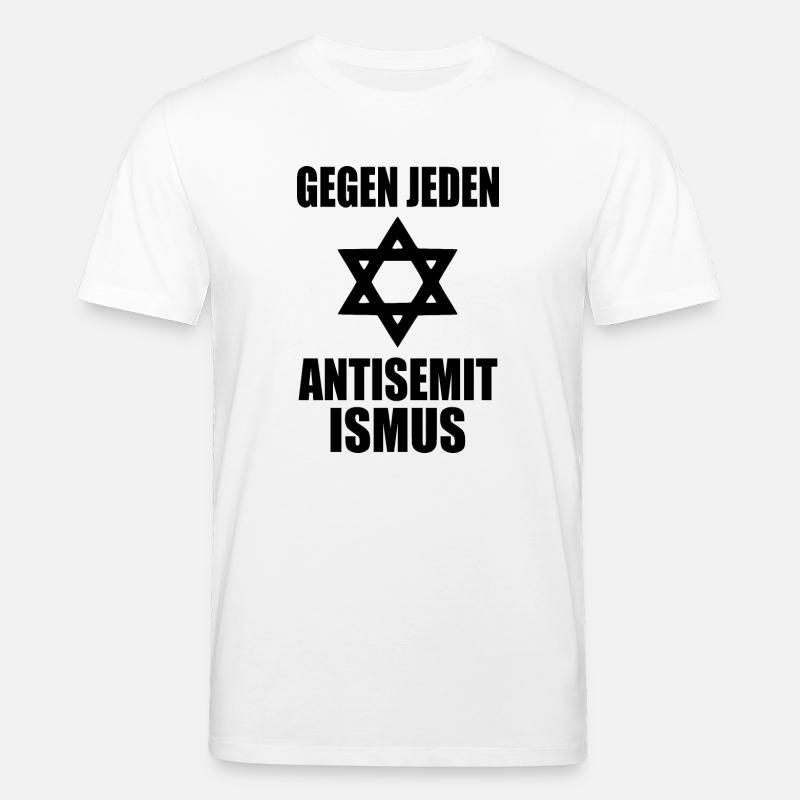 Gegen jeden antisemitismus - Stanley/Stella Unisex Bio-T-Shirt CREATOR  - Weiß