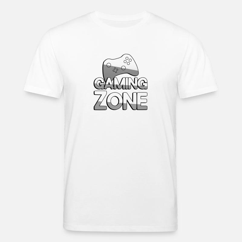 GAMING ZONE + Controller - Gaming - Stanley/Stella Unisex Bio-T-Shirt CREATOR  - Weiß