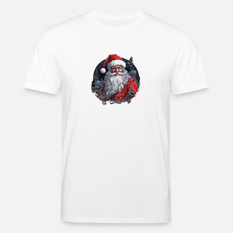 Weihnachtsmann - Stanley/Stella Unisex Bio-T-Shirt CREATOR  - Weiß