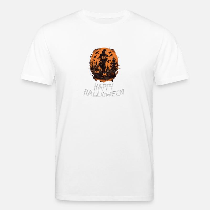 Halloween - Joyeux Halloween - T-shirt bio CREATOR Stanley/Stella Unisexe - blanc