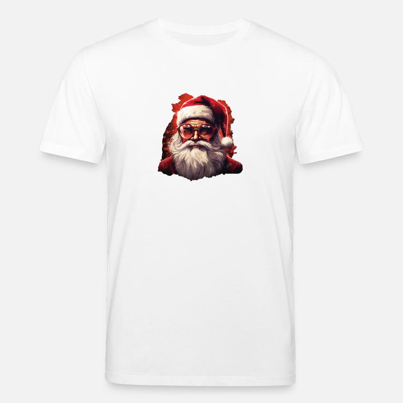 Weihnachtsmann - Stanley/Stella Unisex Bio-T-Shirt CREATOR  - Weiß